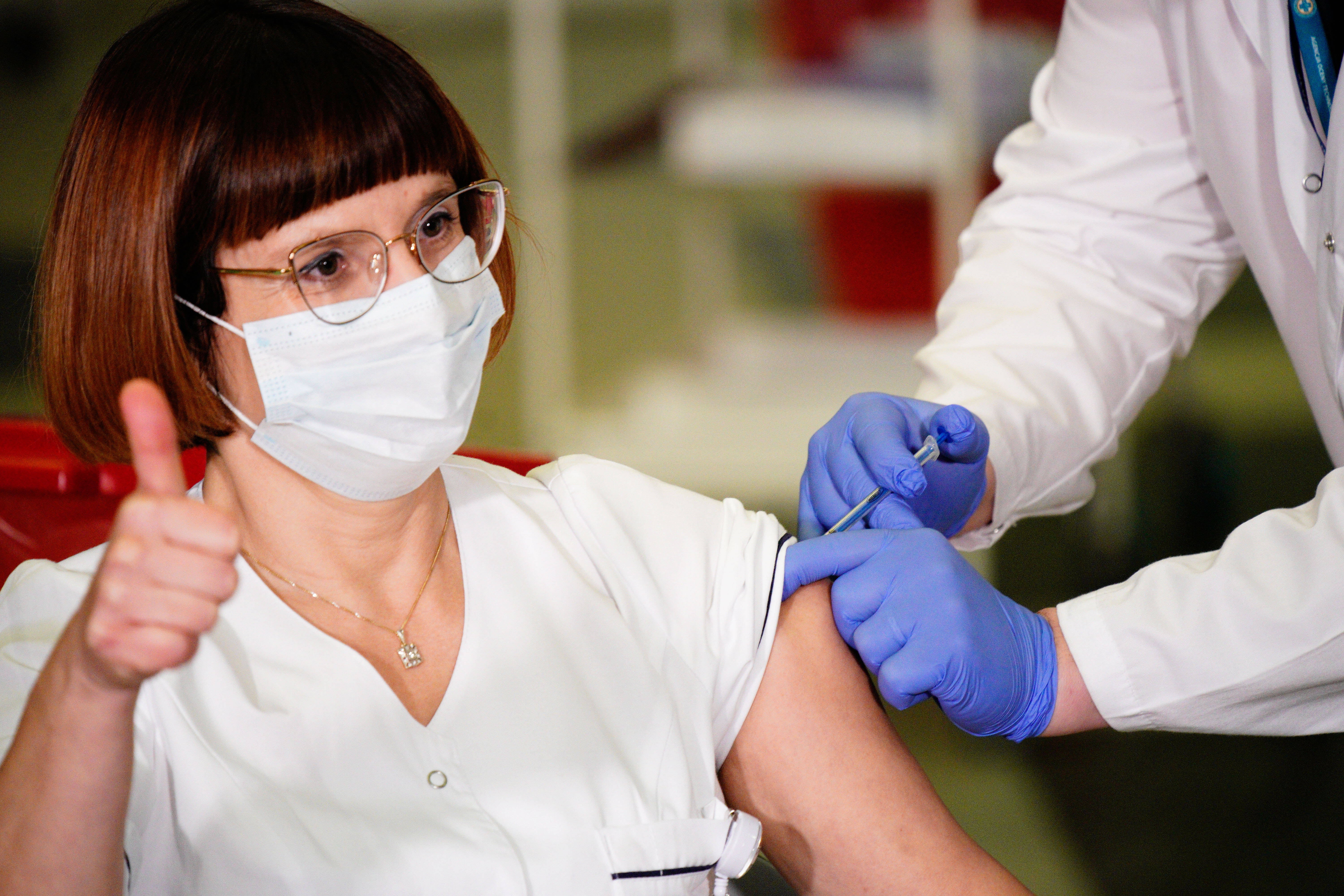Die erste Corona-Impfung in Polen erhielt am 27. Dezember die Oberschwester Alicja Jakubowska.