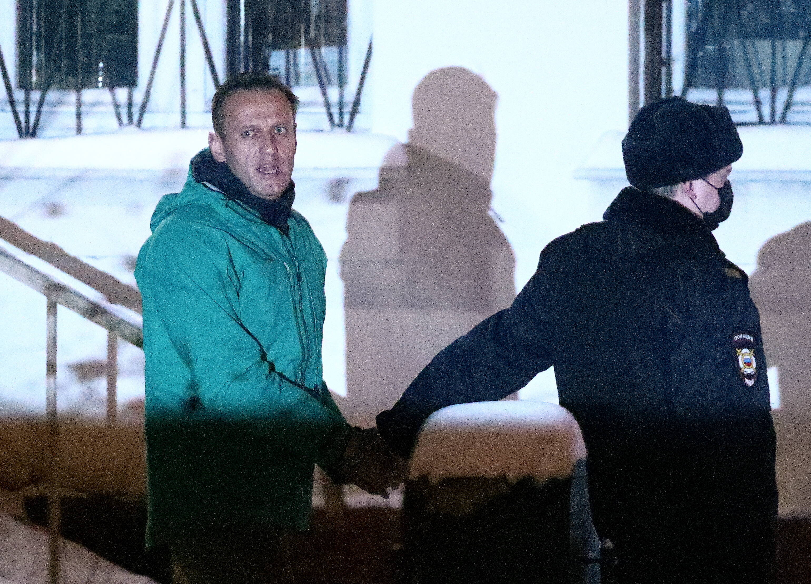 Der Putin-Kritiker Nawalny wurde unmittelbar nach seiner Rückkehr in Russland festgenommen.