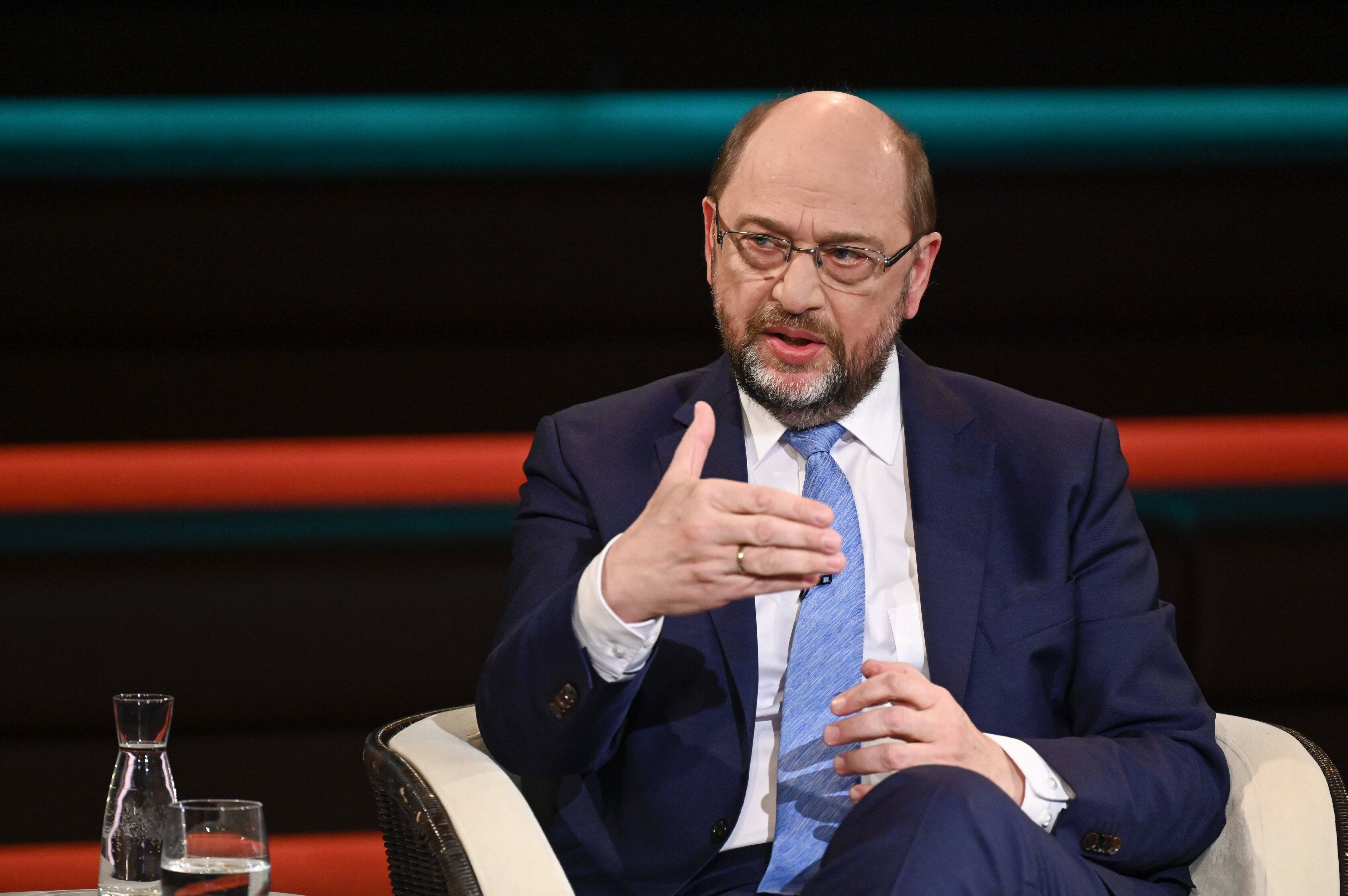 Kämpferischer Sozialdemokrat: Martin Schulz, der neue Vorsitzende der Friedrich-Ebert-Stiftung, hier im Januar 2021 im ZDF.