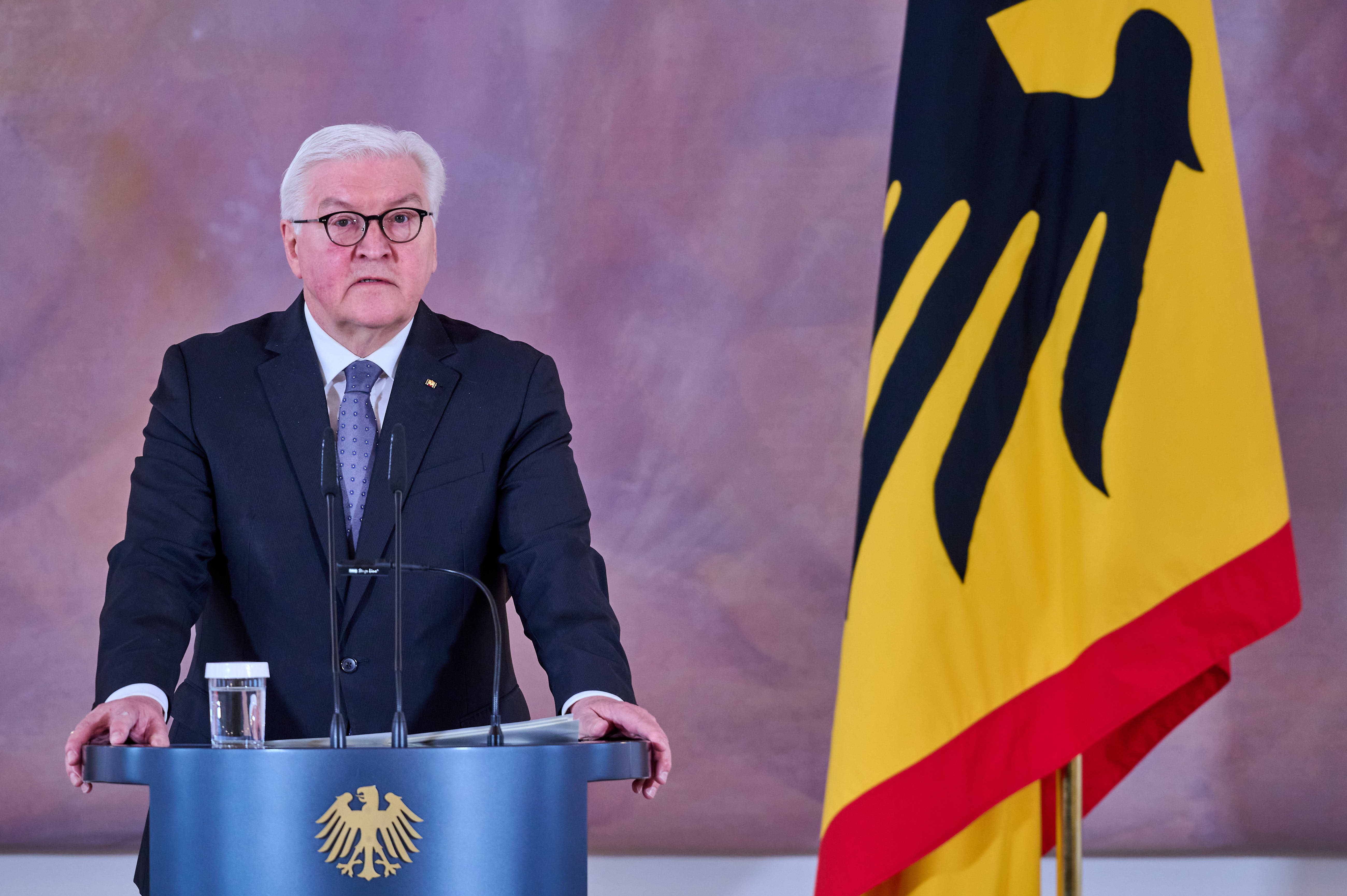 Klares Signal aus dem Schlosse Bellevue: Bundespräsident Frank-Walter Steinmeier erklärt am 28. Mai 2021 seine Bereitschaft für eine zweit Kandidatur in der Bundesversammlung.