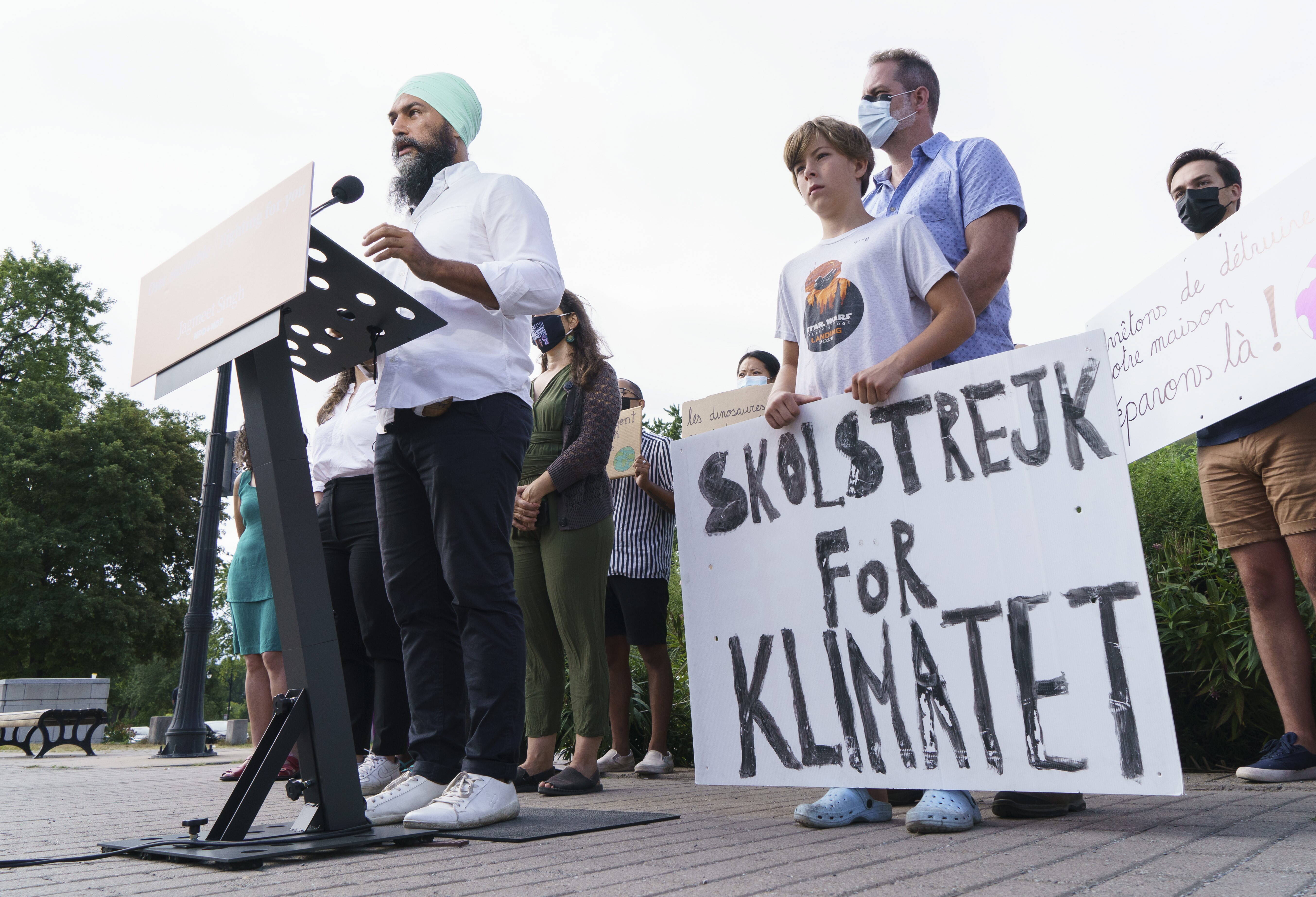 Könnte von den vorgezogenen Neuwahlen in Kanada profitieren: Jagmeet Singh von kanadischen Sozialdemokrat*innen NDP.