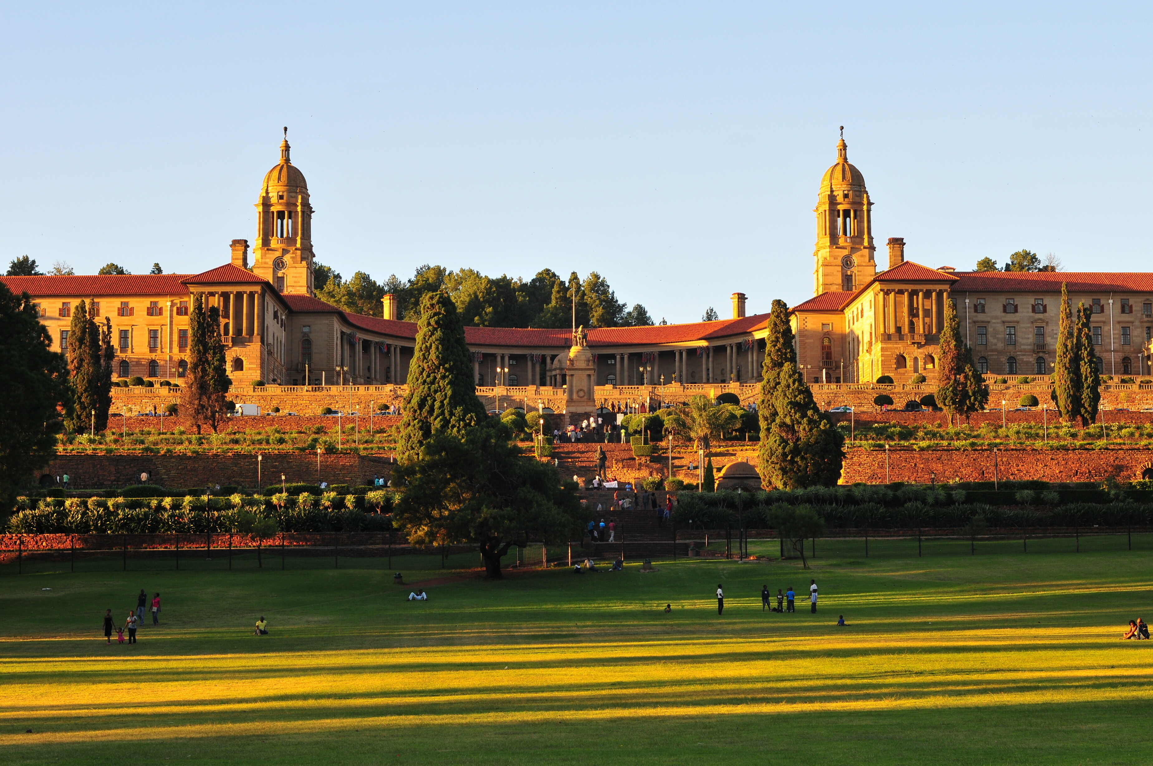 Die Union Buildings in Pretoria: der traditionelle Amtssitz der Regierung und des Präsidenten der Republik Südafrika