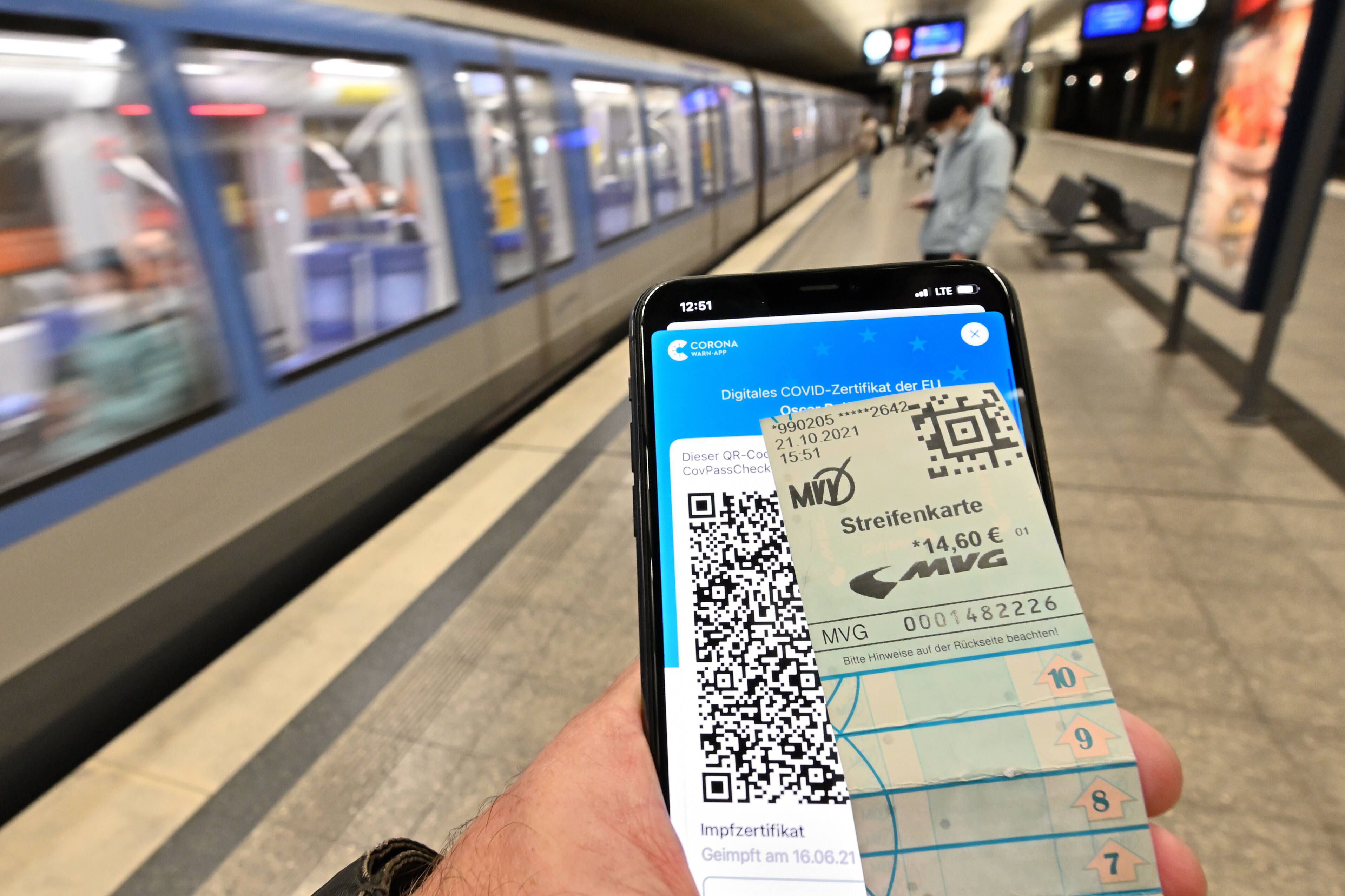 Künftig ist eine Fahrt im ÖPNV nur noch mit 3G-Nachweis möglich.