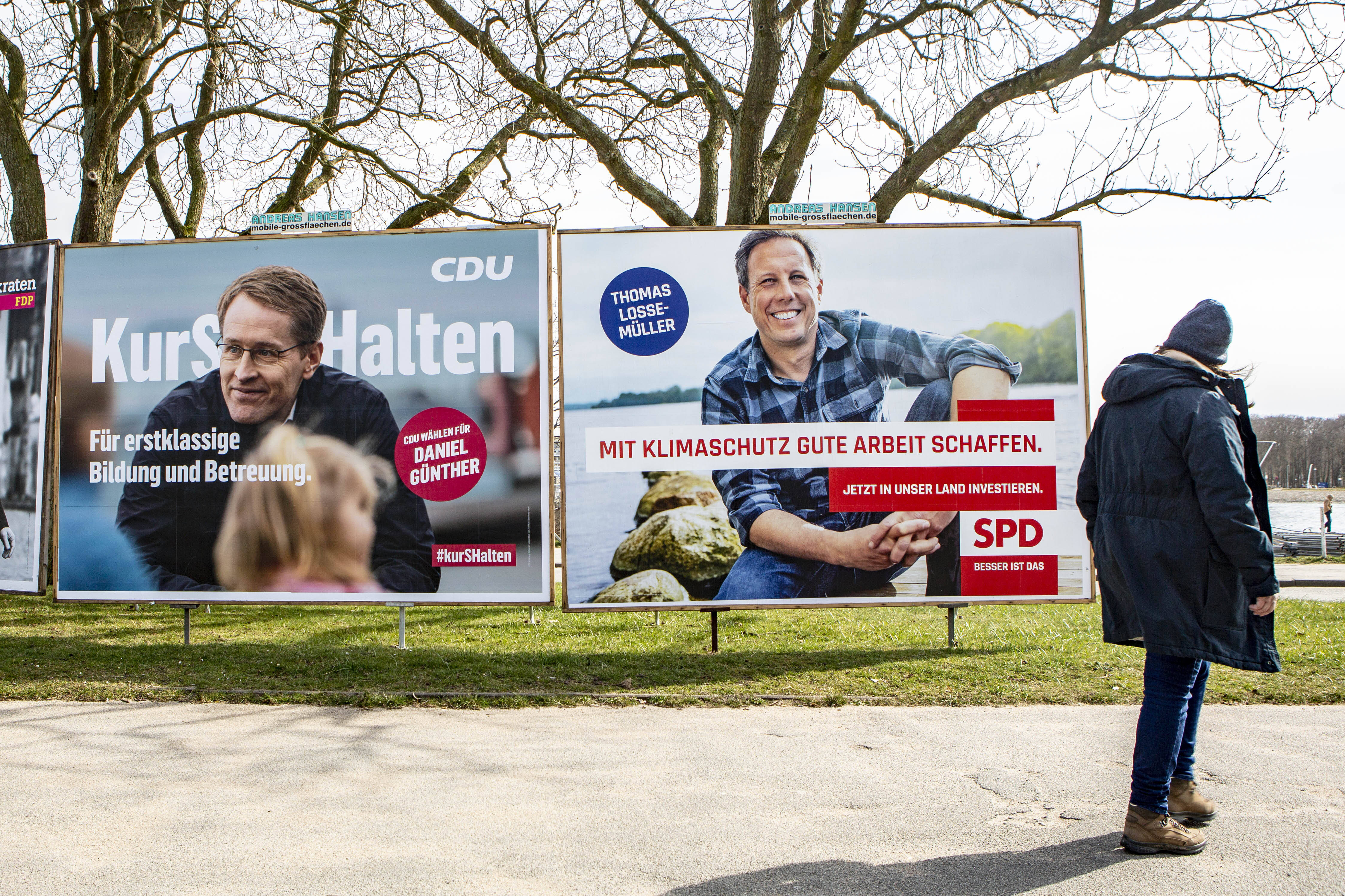 Bei der Landtagswahl in Schleswig-Holstein traten Ministerpräsident Daniel Günther und SPD-Herausforderer Thomas Losse-Müller auch im selben Wahlkreis gegeneinander an.