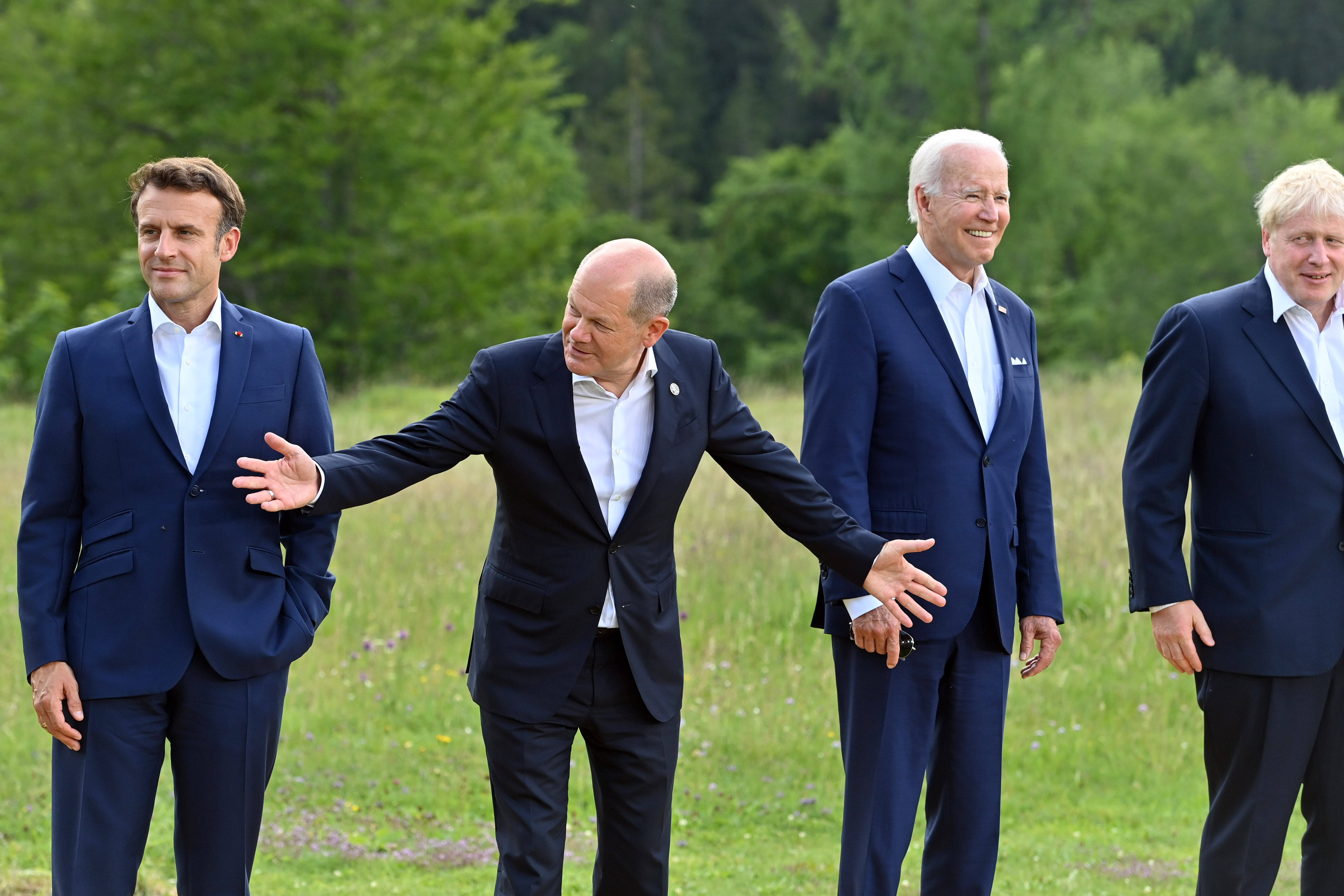 Entspannte Atmosphäre in Elmau: Vom G7-Gipfel geht ein Signal der Geschlossenheit aus.