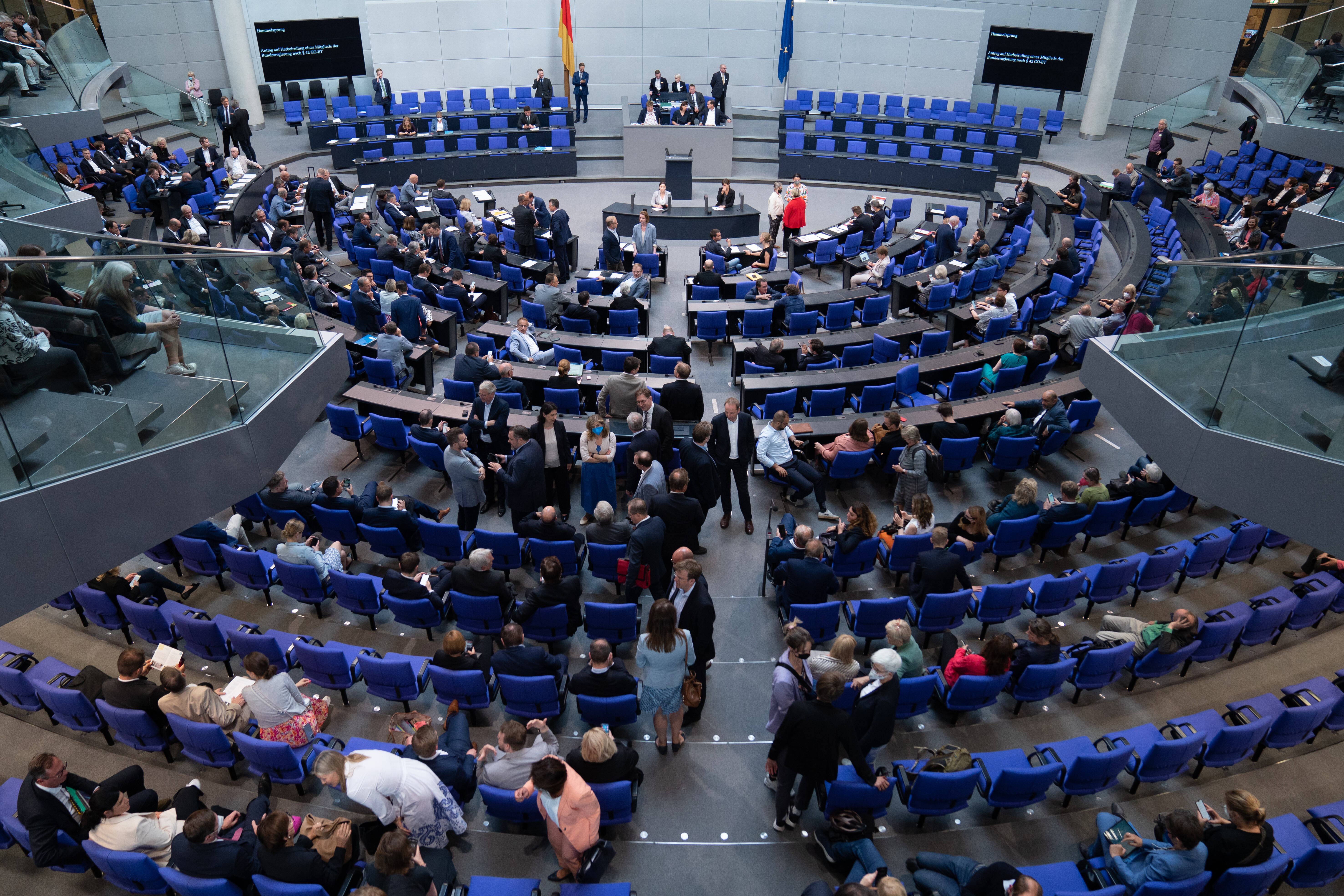 Der Bundestag geht nach der Sitzung am Freitag, 8. Juli, in die Sommerpause.