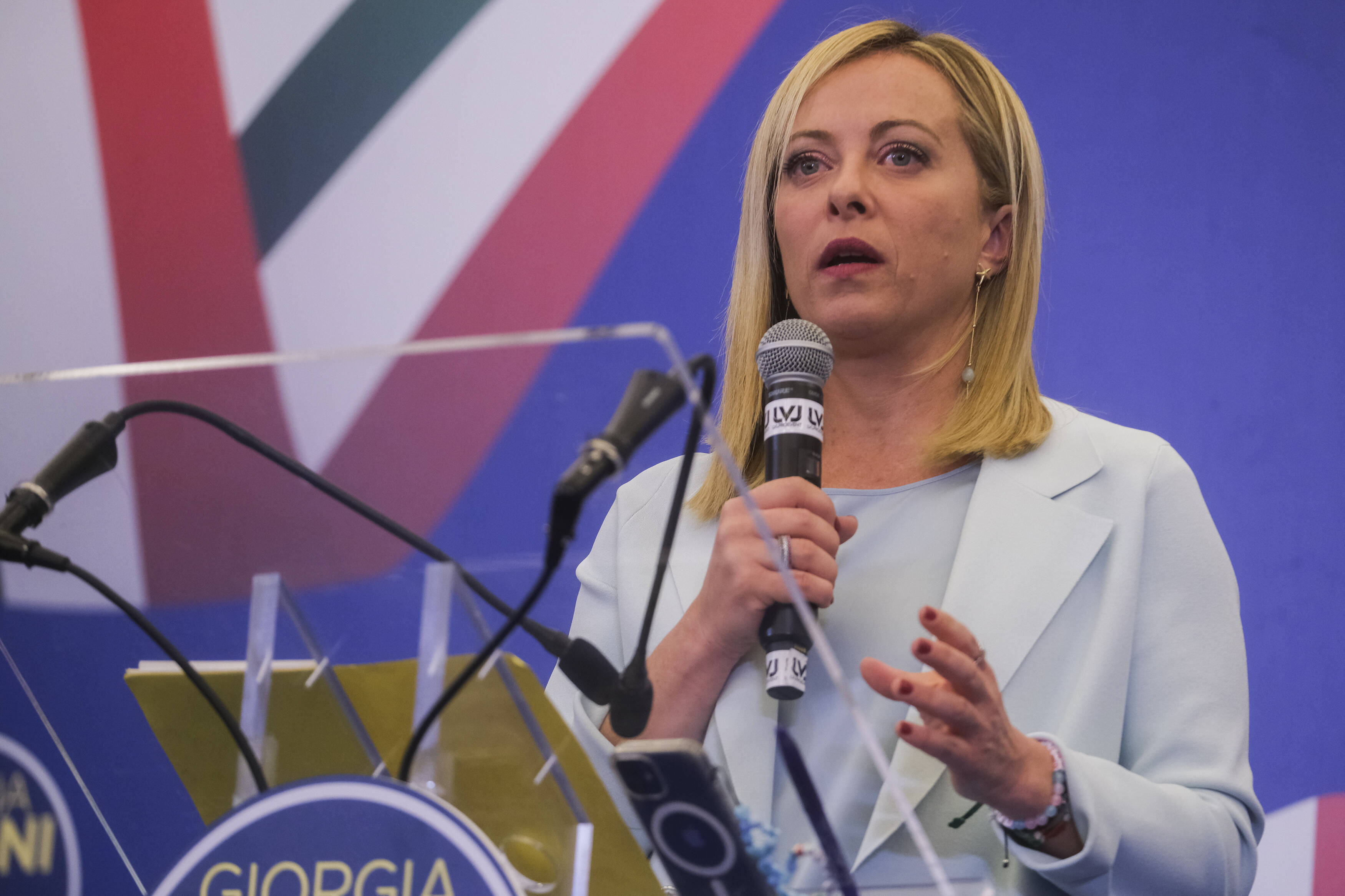 Die Postfaschistin Giorgia Meloni hat die Parlamentswahl in Italien gewonnen.