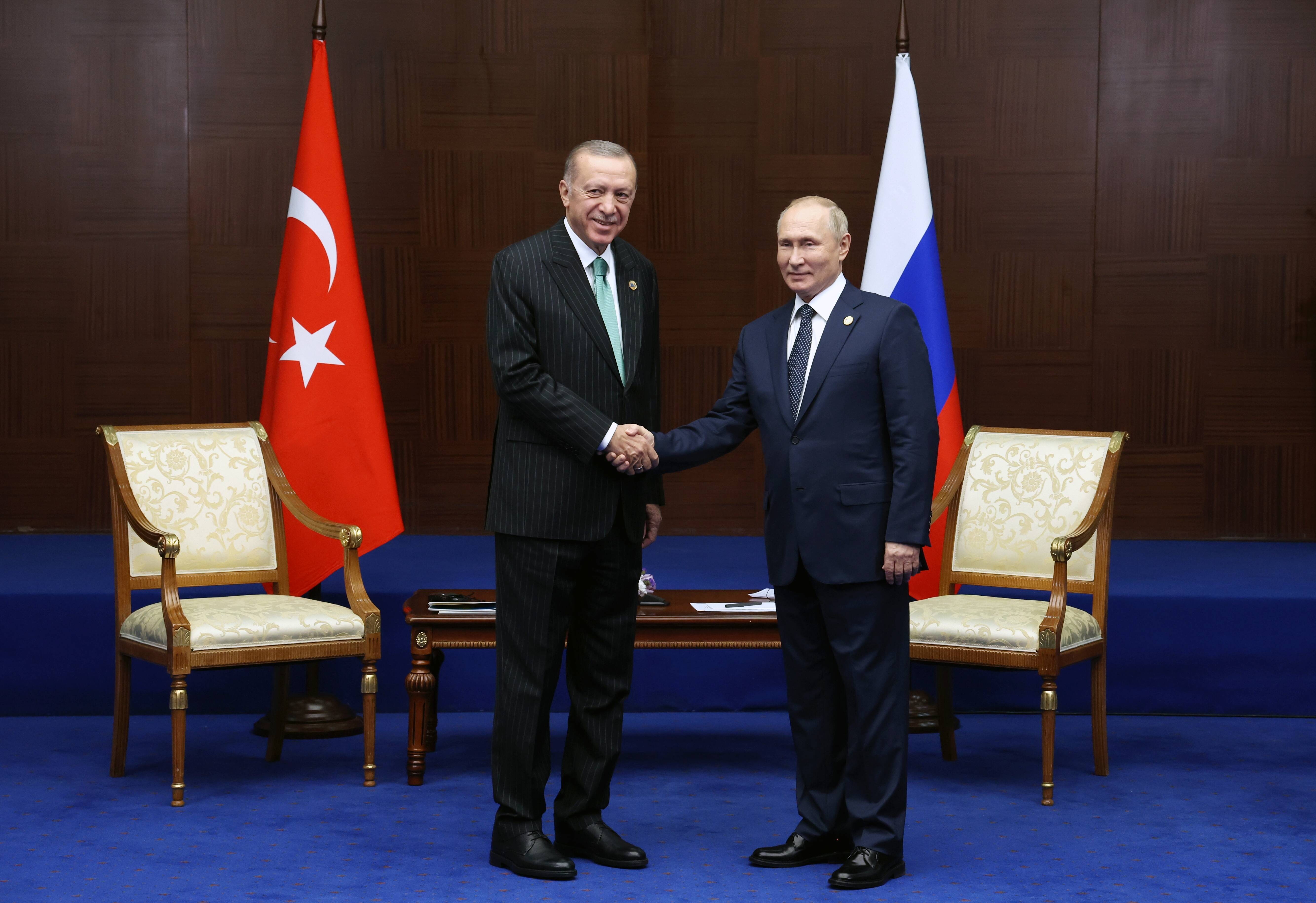 Das NATO-Staatsoberhaupt Erdoğan trifft Putin auf dessen erster Auslandsreise nach Kriegsausbruch im Oktober – ausgerechnet in Teheran.
