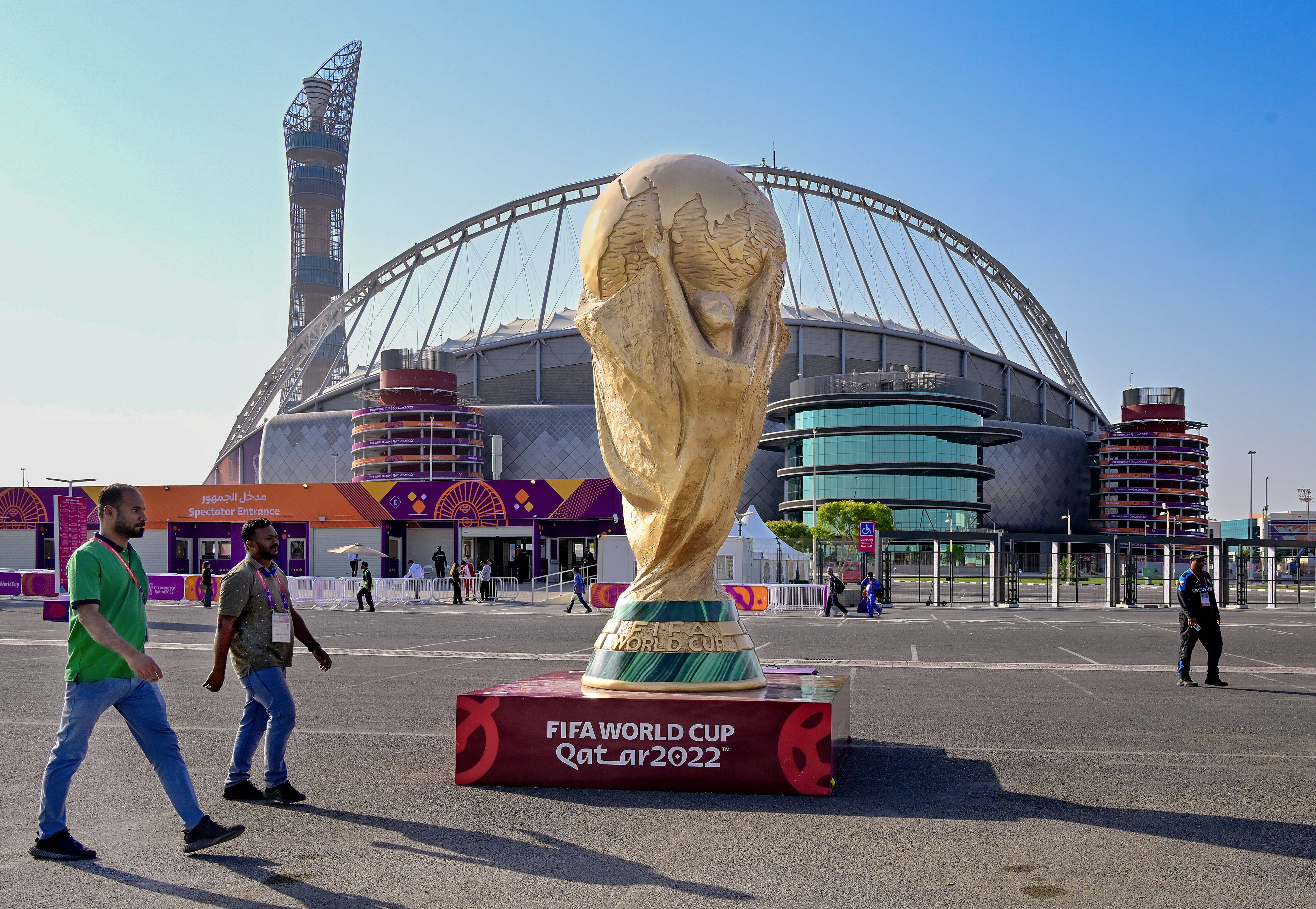 Im Khalifa International Stadium tritt Deutschland zum ersten Gruppenspiel am Mittwoch gegen Japan an.