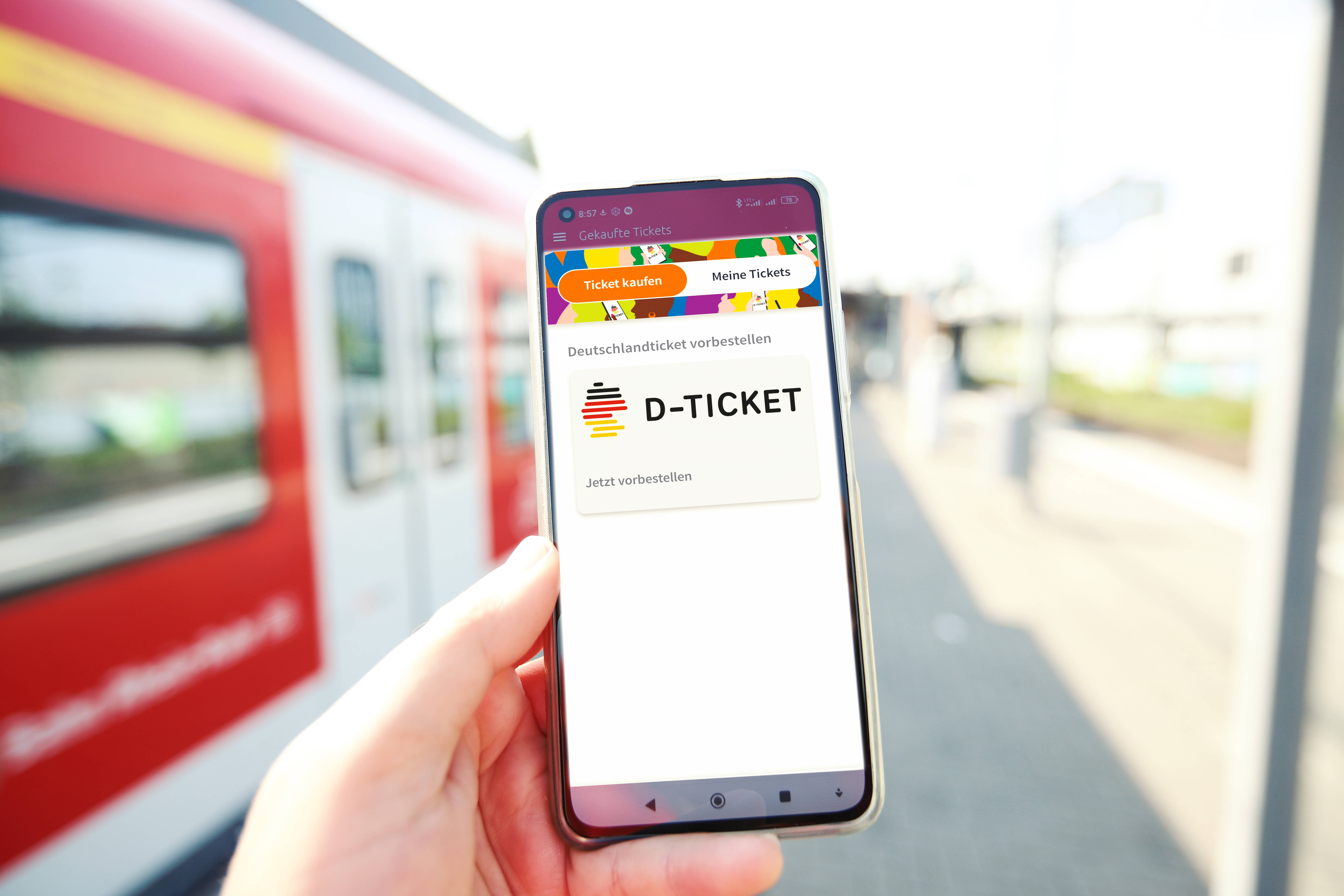 Einfach und flexibel: Das Deutschlandticket kann ab 3. April gekauft werden.