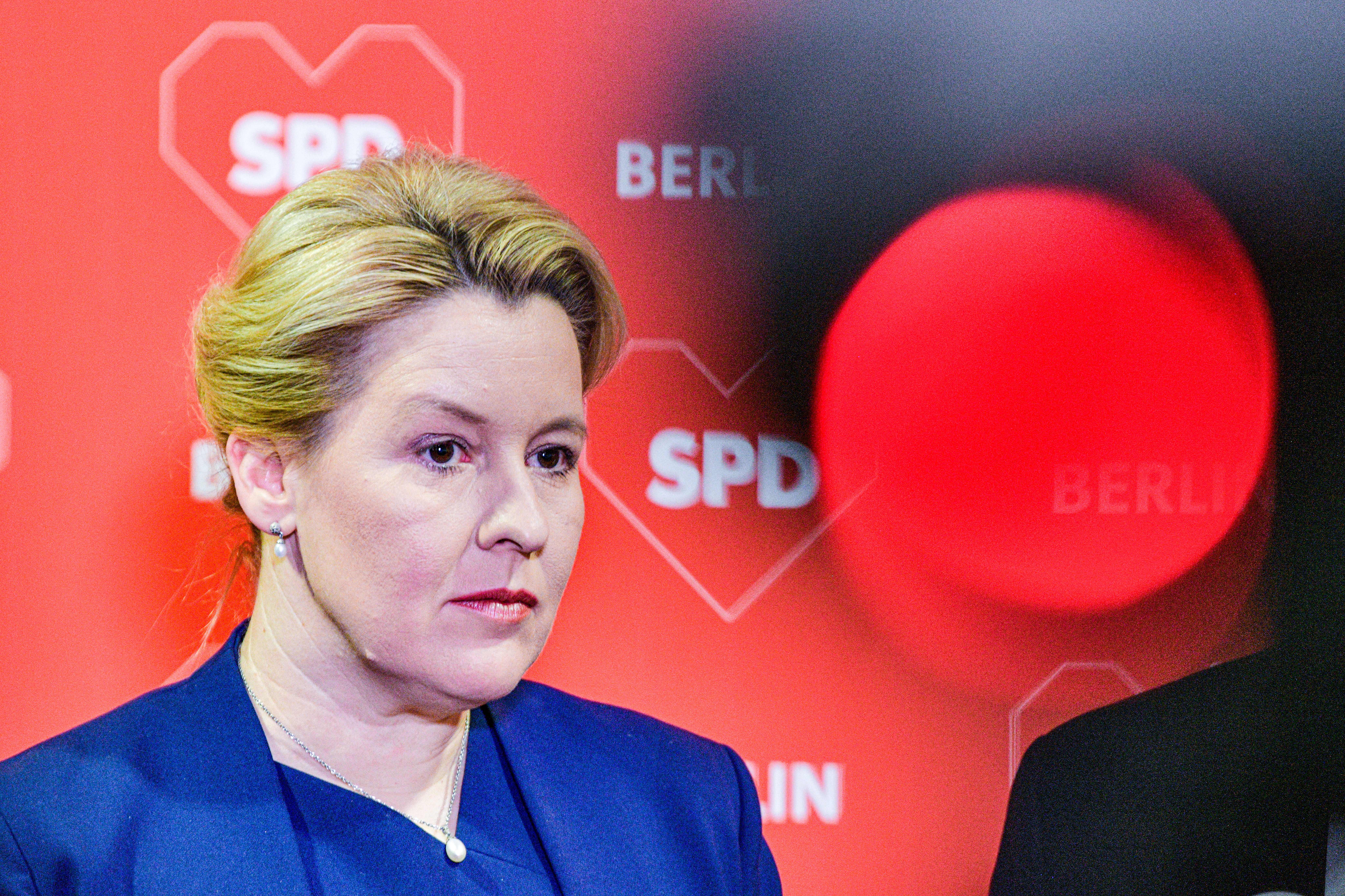 SPD-Landeschefin Franziska Giffey: Für einen echten Neubeginn darf es aber kein einfaches „Weiter so“ geben.