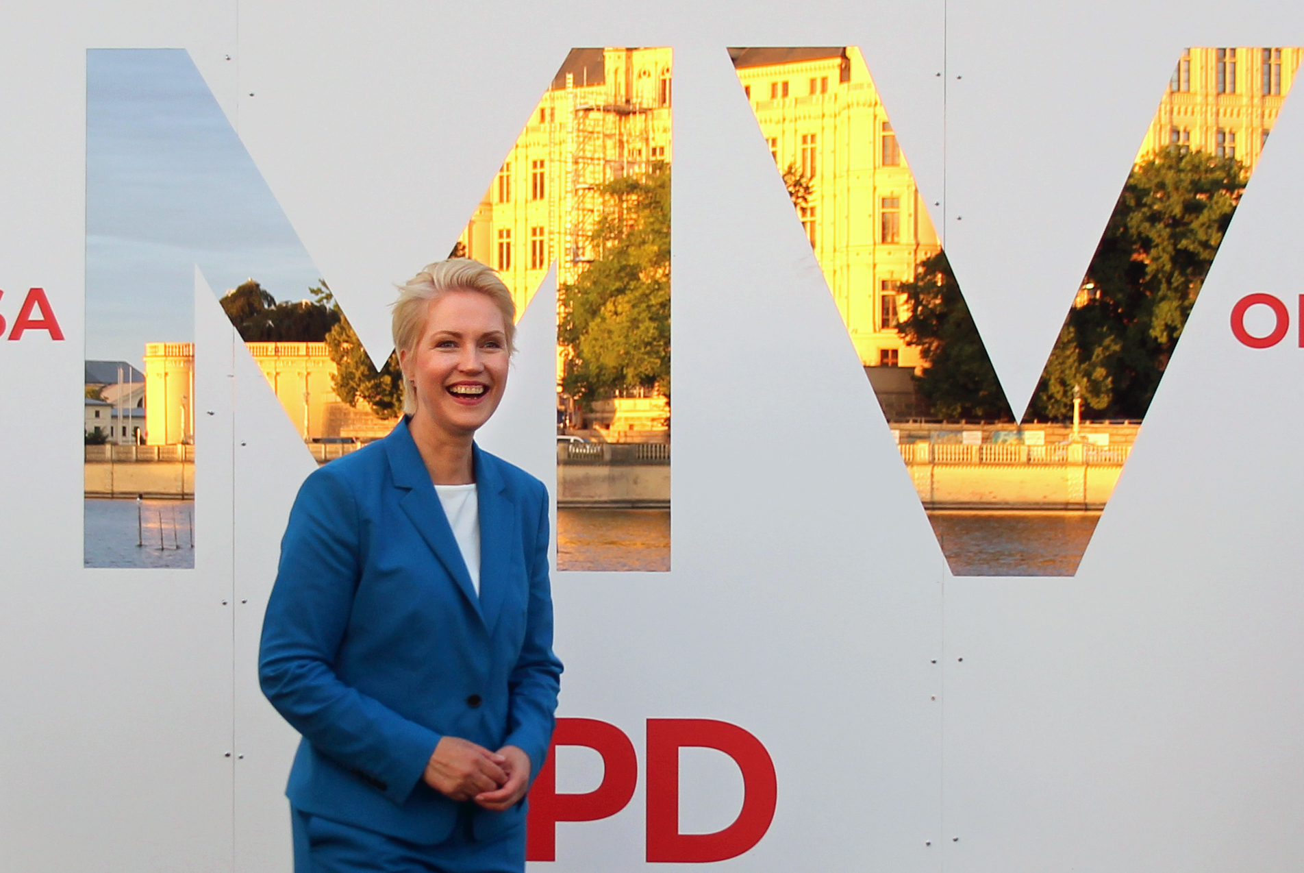 Die Frau für MV: Ministerpräsidentin Manuela Schwesig und die SPD dürfen bei der Landtagswahl auf ein sehr gutes Ergebnis hoffen.