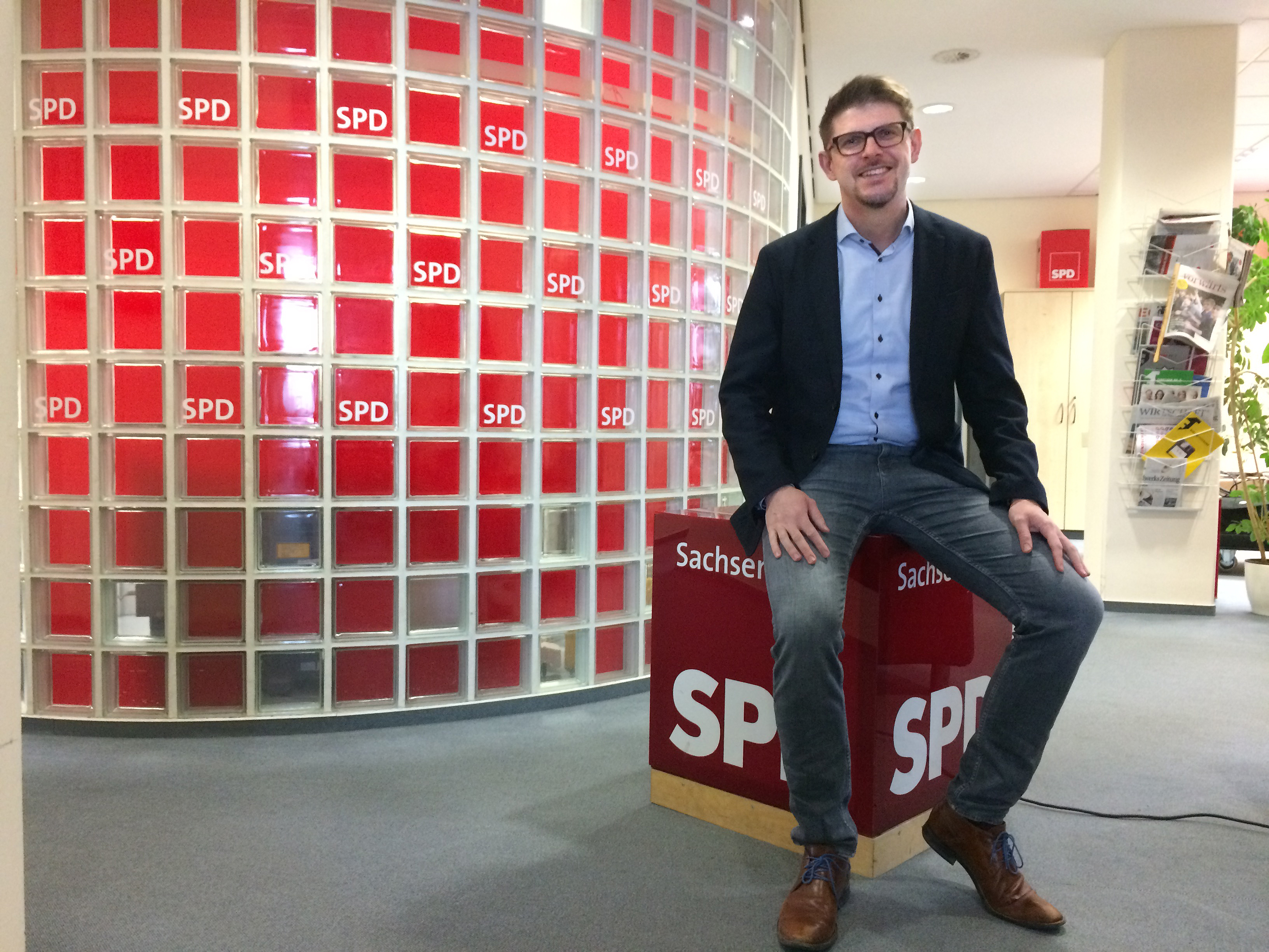 „Diese Europawahl ist die wichtigste aller Zeiten.“ Matthias Ecke kandidiert für die SPD in Dresden.