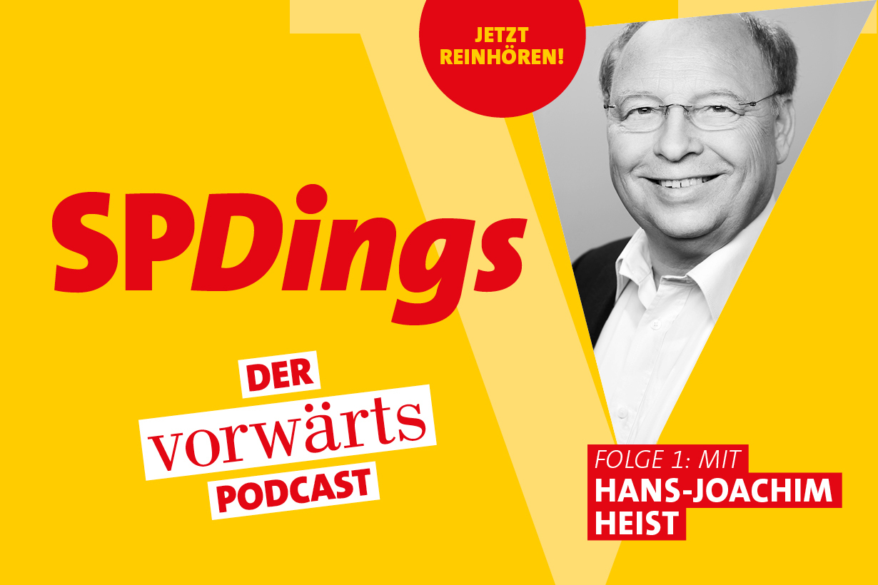 In der ersten Folge des „vorwärts“-Podcasts „SPDings“ ist der Schauspieler und Kabarettist Hans-Joachim Heist zu Gast.