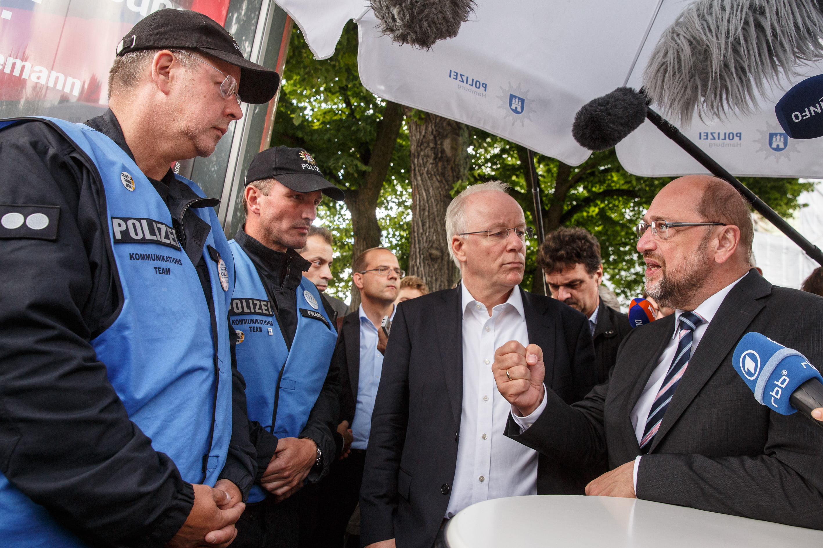 Martin Schulz in Hamburg