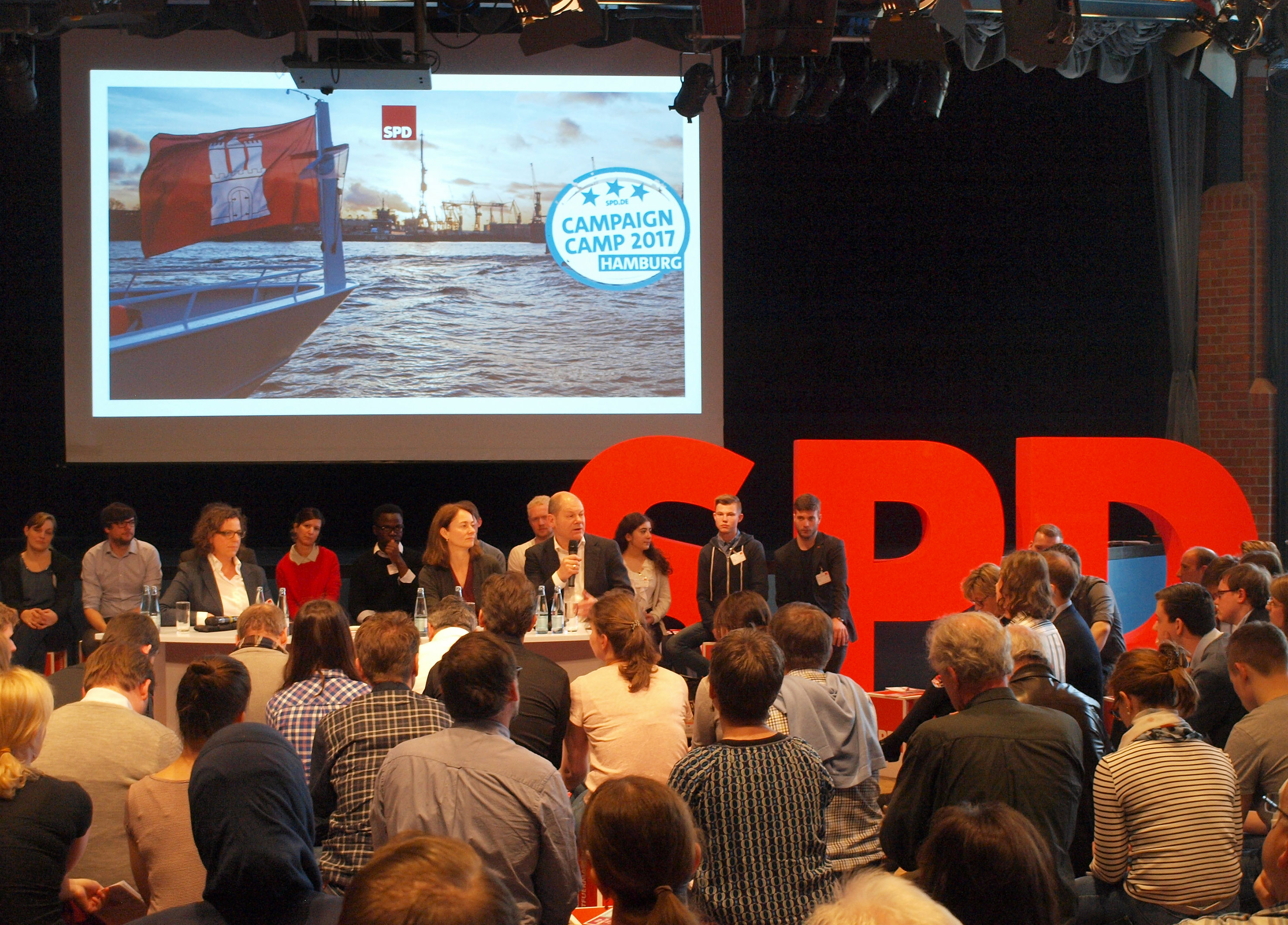 Campaign Camp der SPD in Hamburg