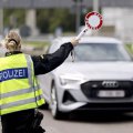 Polizeikontrolle an der deutsch-belgischen Grenze